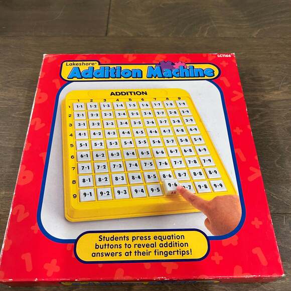 Lakeshore Addition Machine Push Button Educational Math Toy LC1166 - Picture 1 of 2